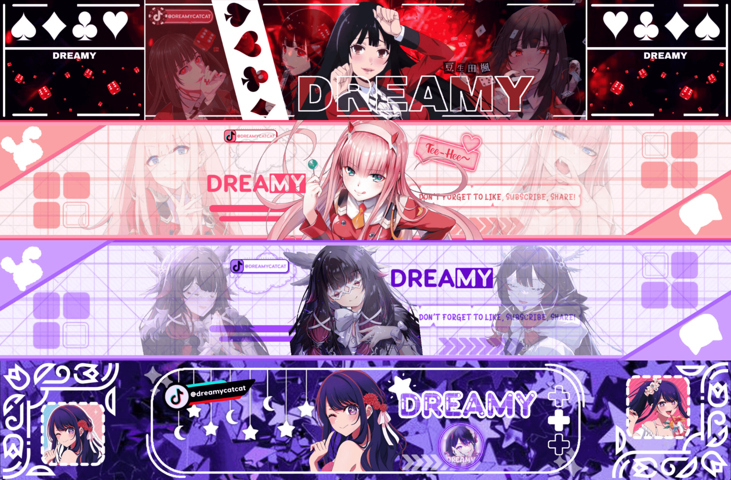 Youtube Banners - Dreamycatcat