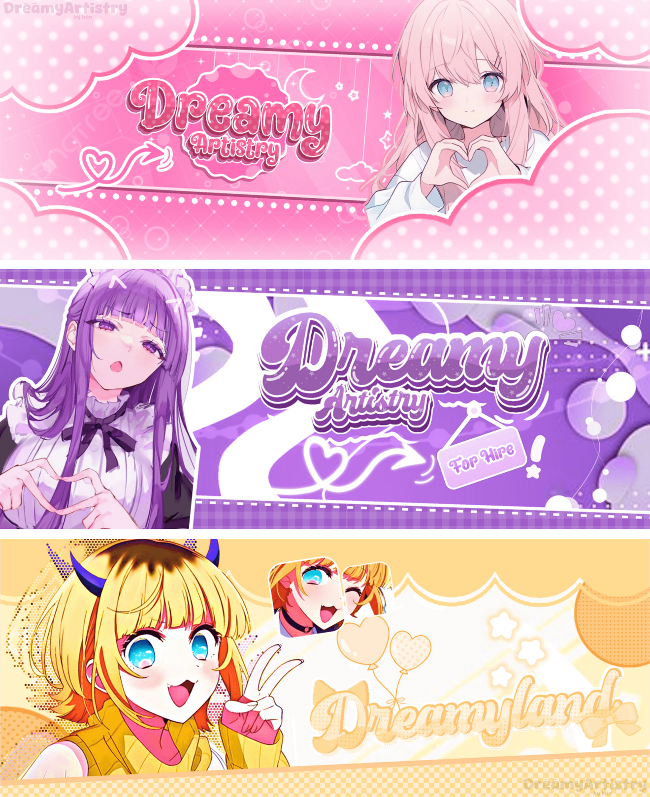 Dreamyland | Discord | Channel Banners
